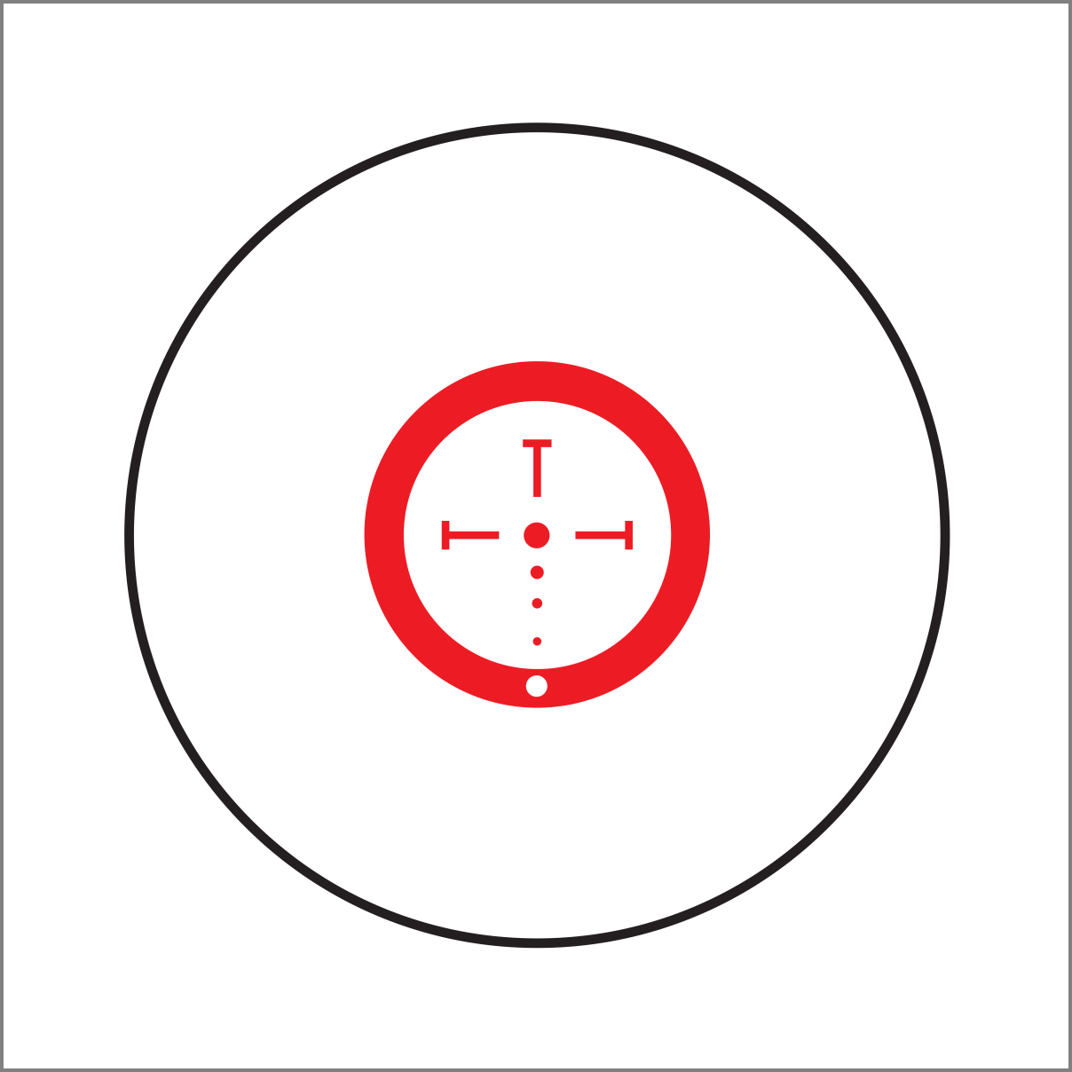 AR-332 reticle