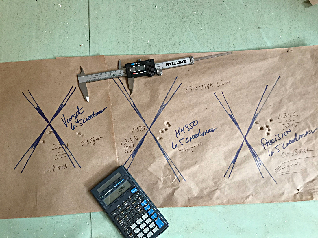 308 and 6.5 precision target