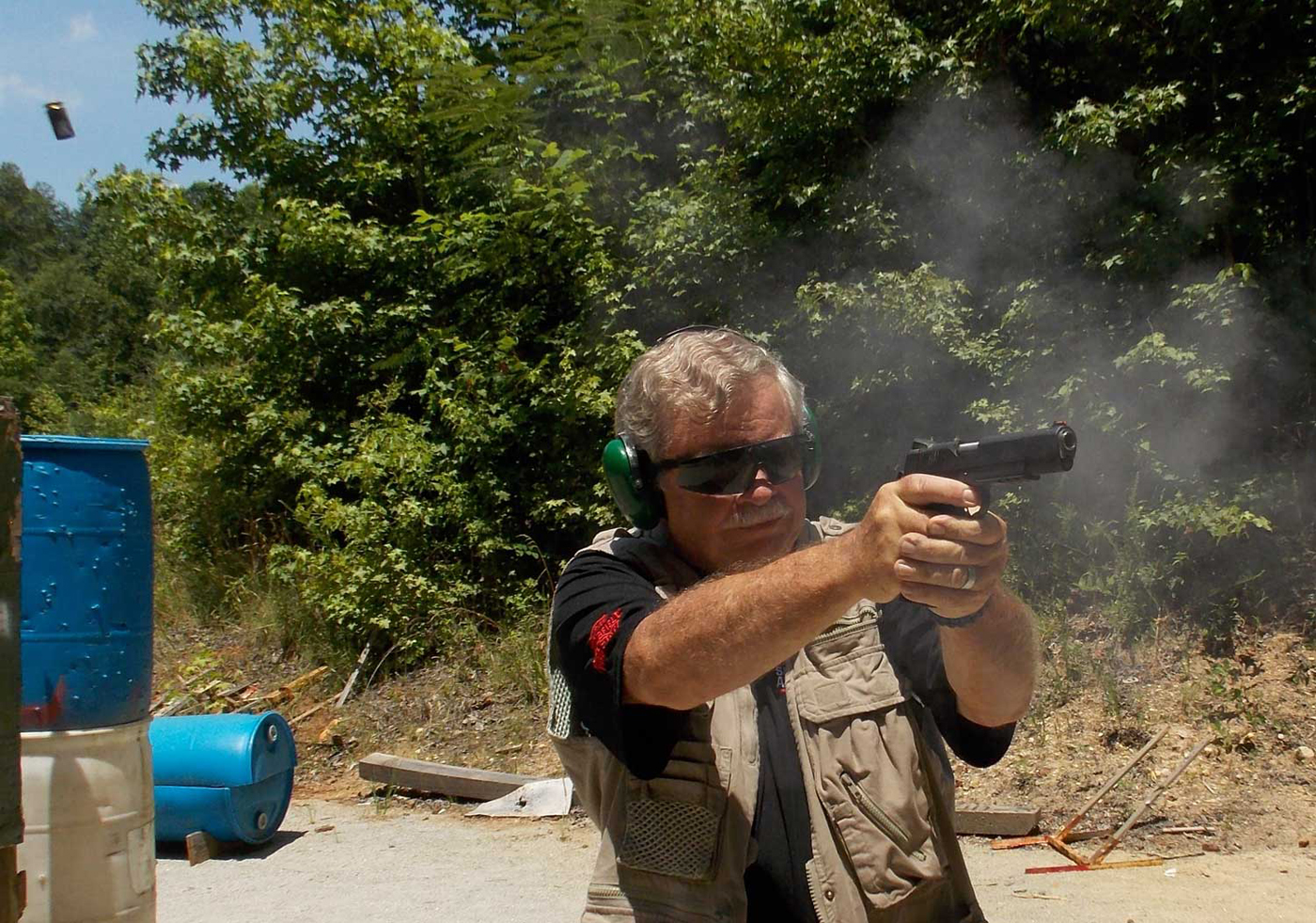 Springfield Range Officer Operator firing