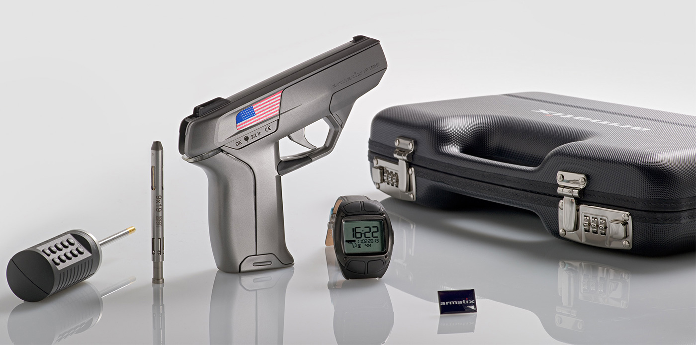 The Armatix iP1 has a theoretic ability to prevent unauthorized use. It could set in motion state laws (such as in New Jersey) that will mandate similar technology on all firearms. Photo from Armatix.