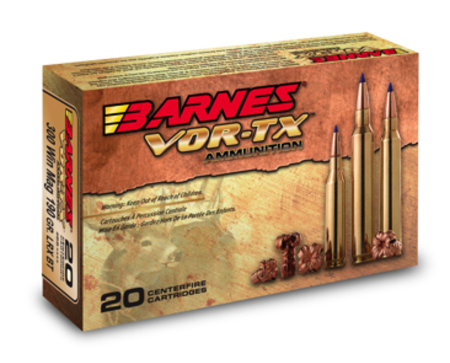 Barnes Bullets 300 Winchester Magnum 190-grain LRX BT