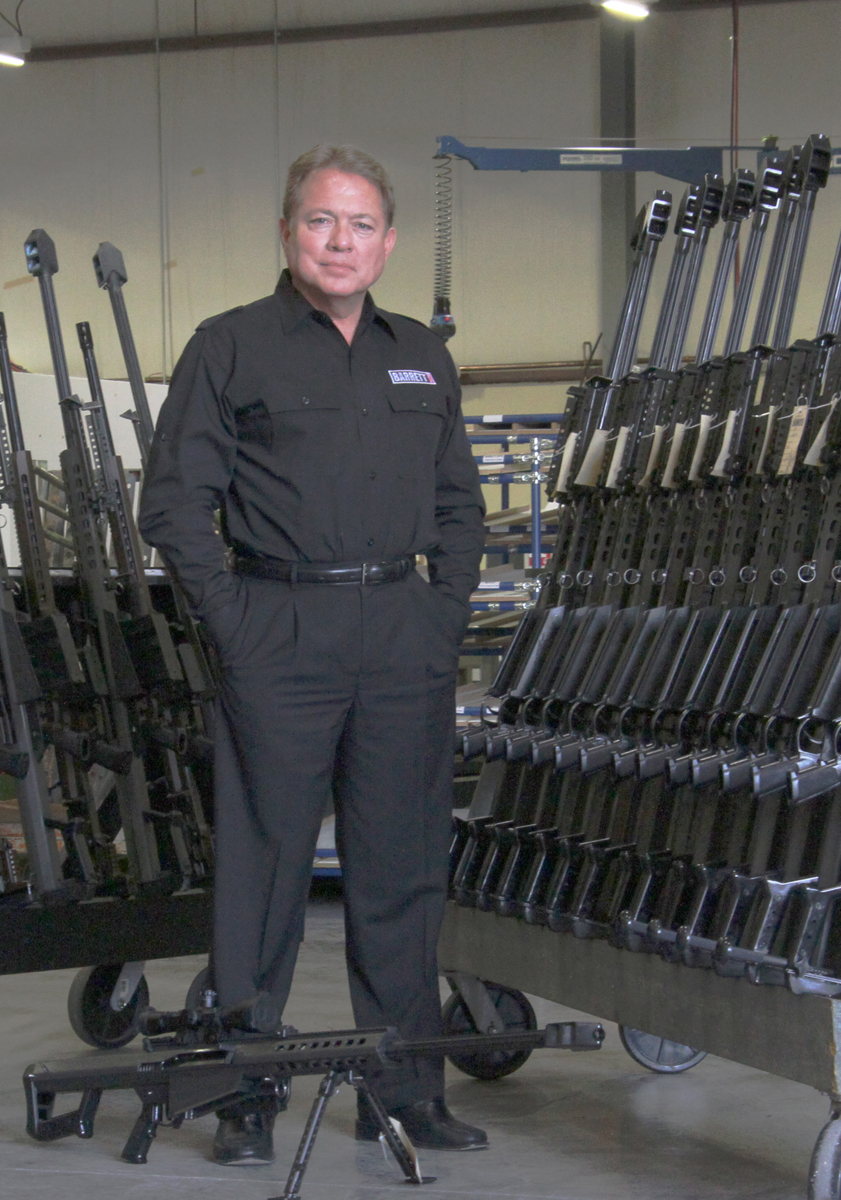 Ronnie Barrett is one of only four people in the past 100 years to invent a rifle type classified and adopted for use by the United States military. Today, Barrett Firearms manufactures eight distinct models of rifles as well as a new line of shotguns. 