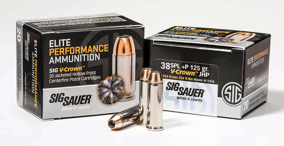 SIG Sauer Elite Performance Ammunition 125-grain 38 Special