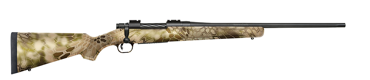 Mossberg Patriot Bolt Action with Kryptek Highlander Camo Stock