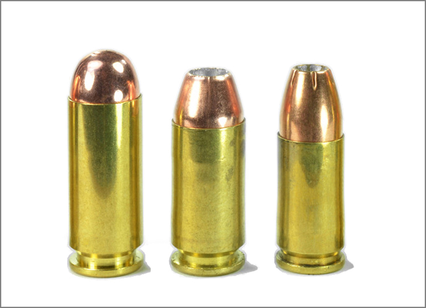 10mm, .40 S&W, 9mm 