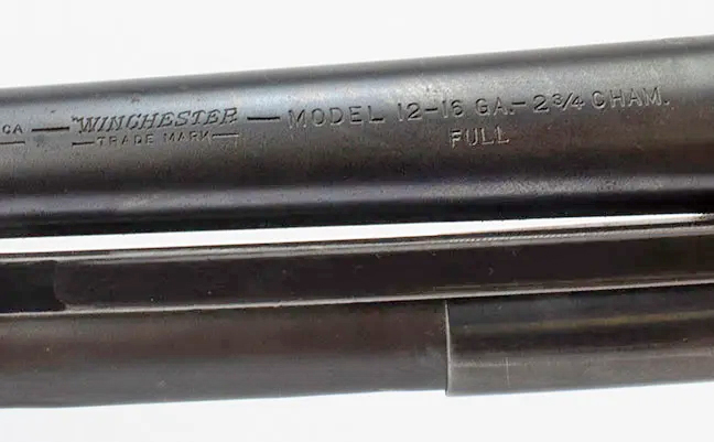 shotgun barrel closeup