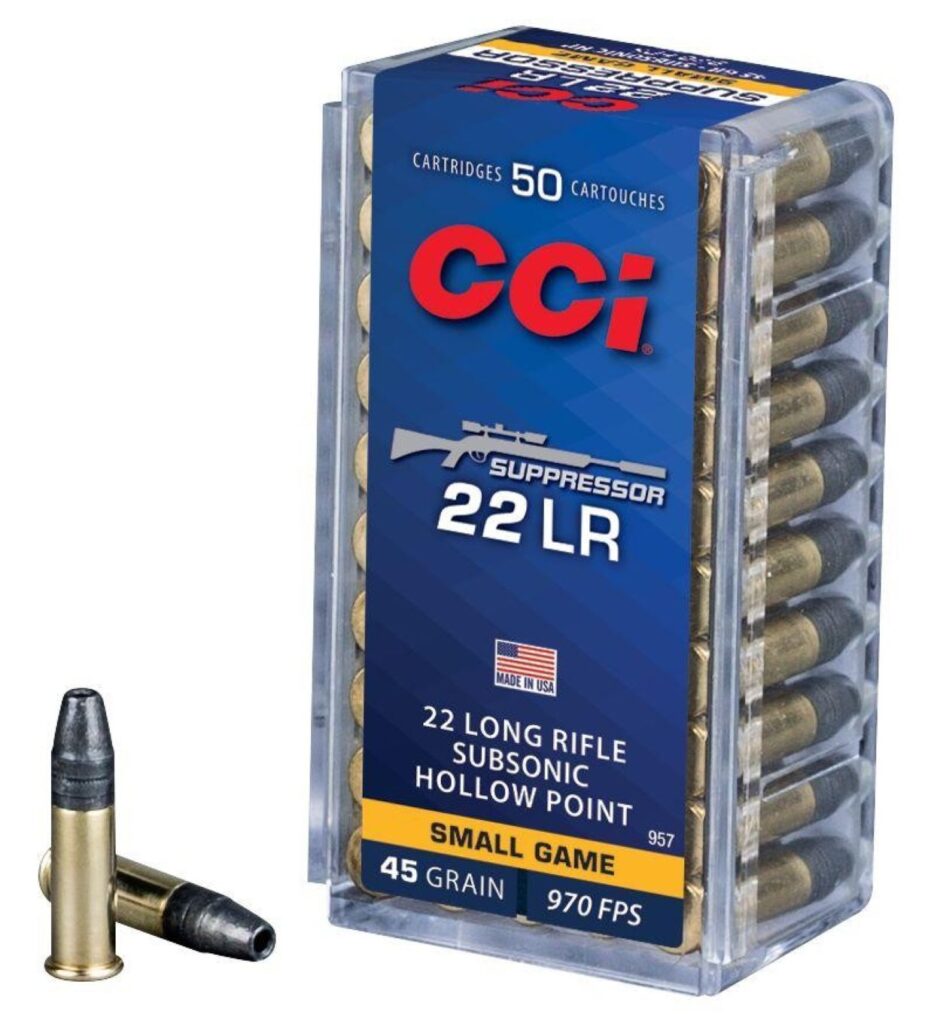 CCI ammunition box on white background. Photo courtesy of CCI
