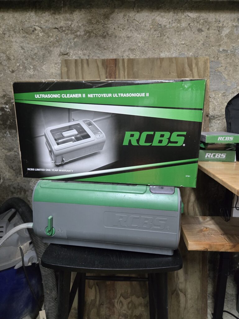 box on top of machine sitting on chair