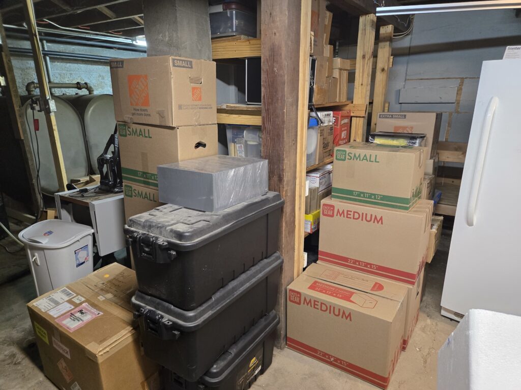 stack of boxes