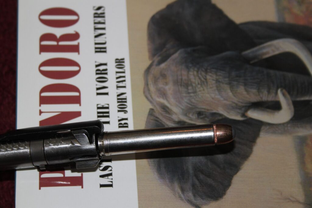 projectile held by rifle bolt