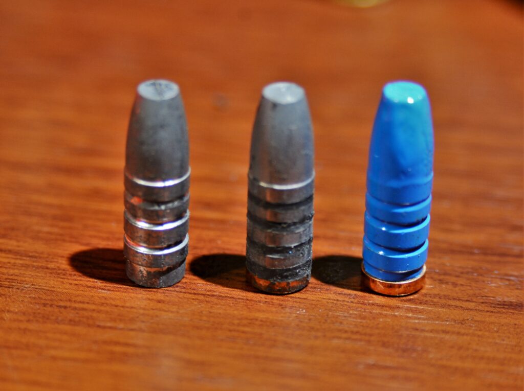 projectiles on a bench