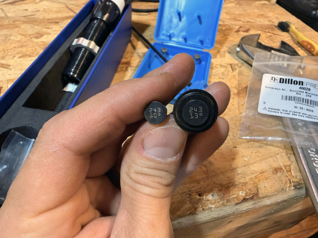 photo of two different bullet seaters 